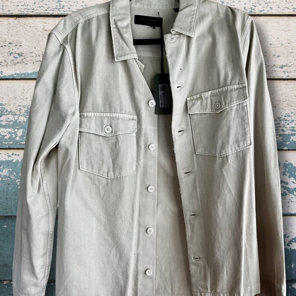 NWT All Saints Men’s Spotter shirt - Picture 3 of 8